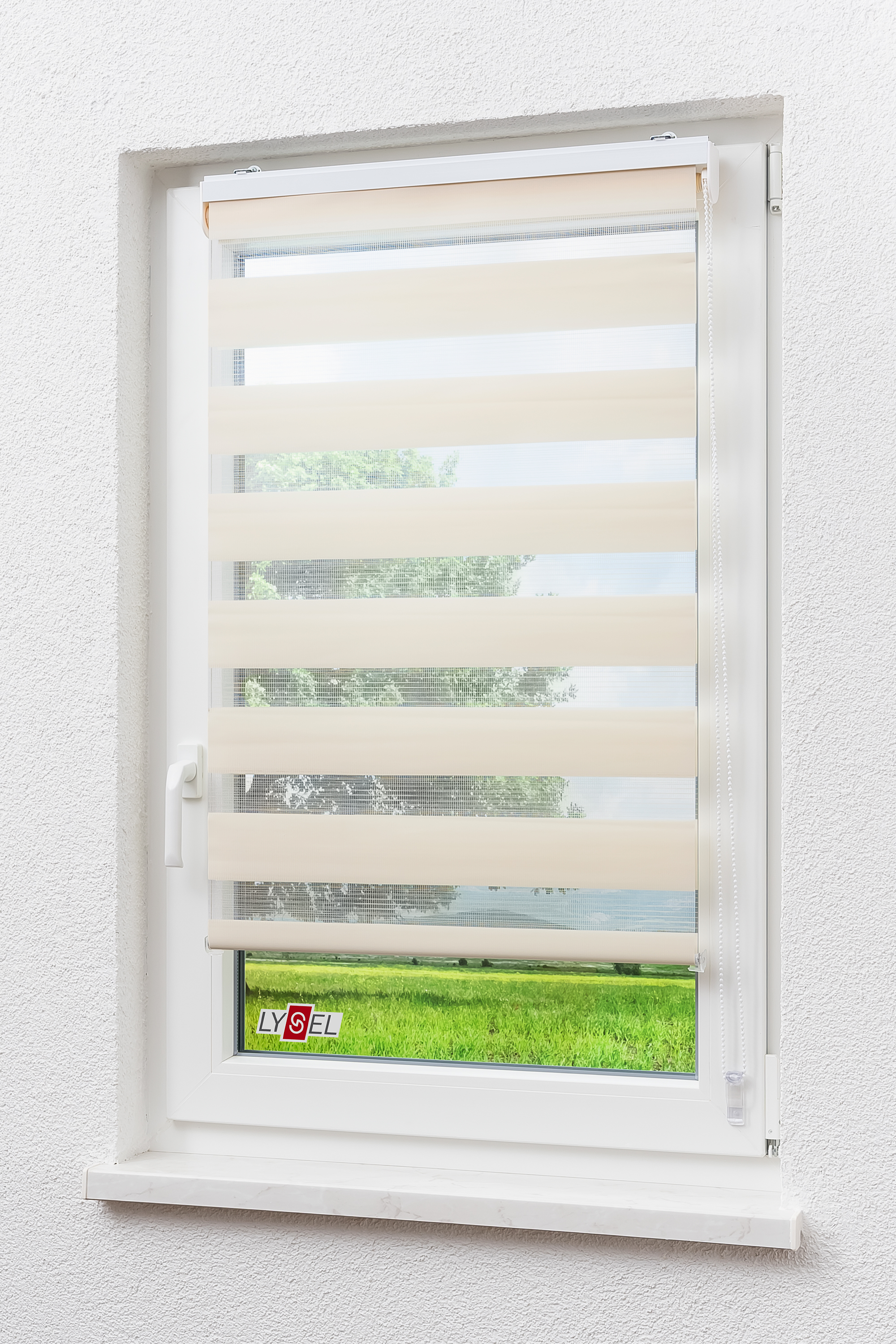 Blende Fenster Doppelrollo | Lysel eBay Duo mit Tür Outlet blickdicht Solid Rollo